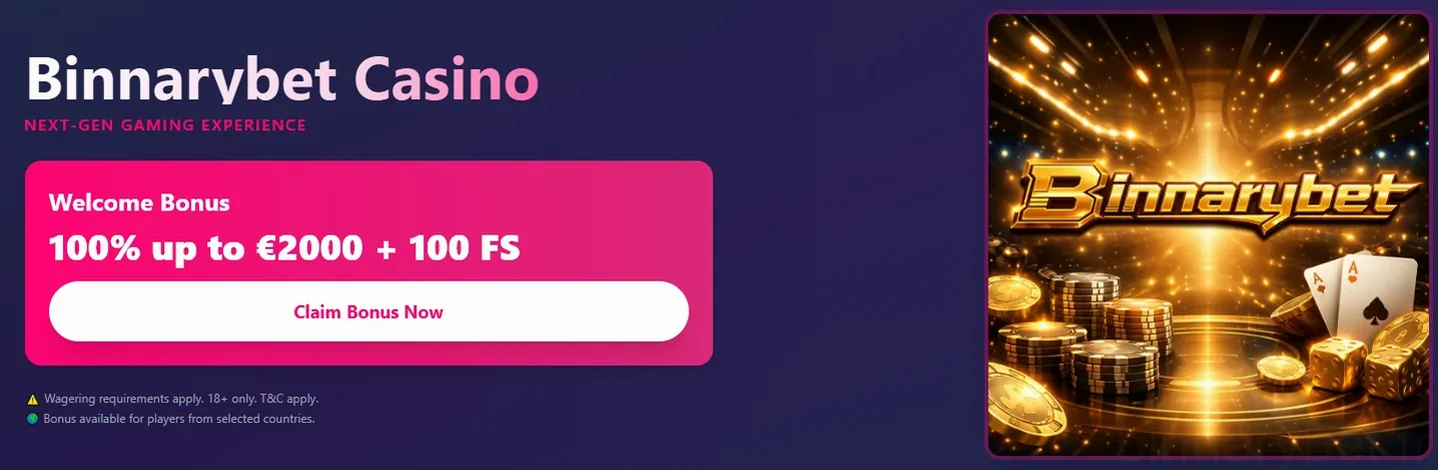 Binnarybet Casino Bienvenue